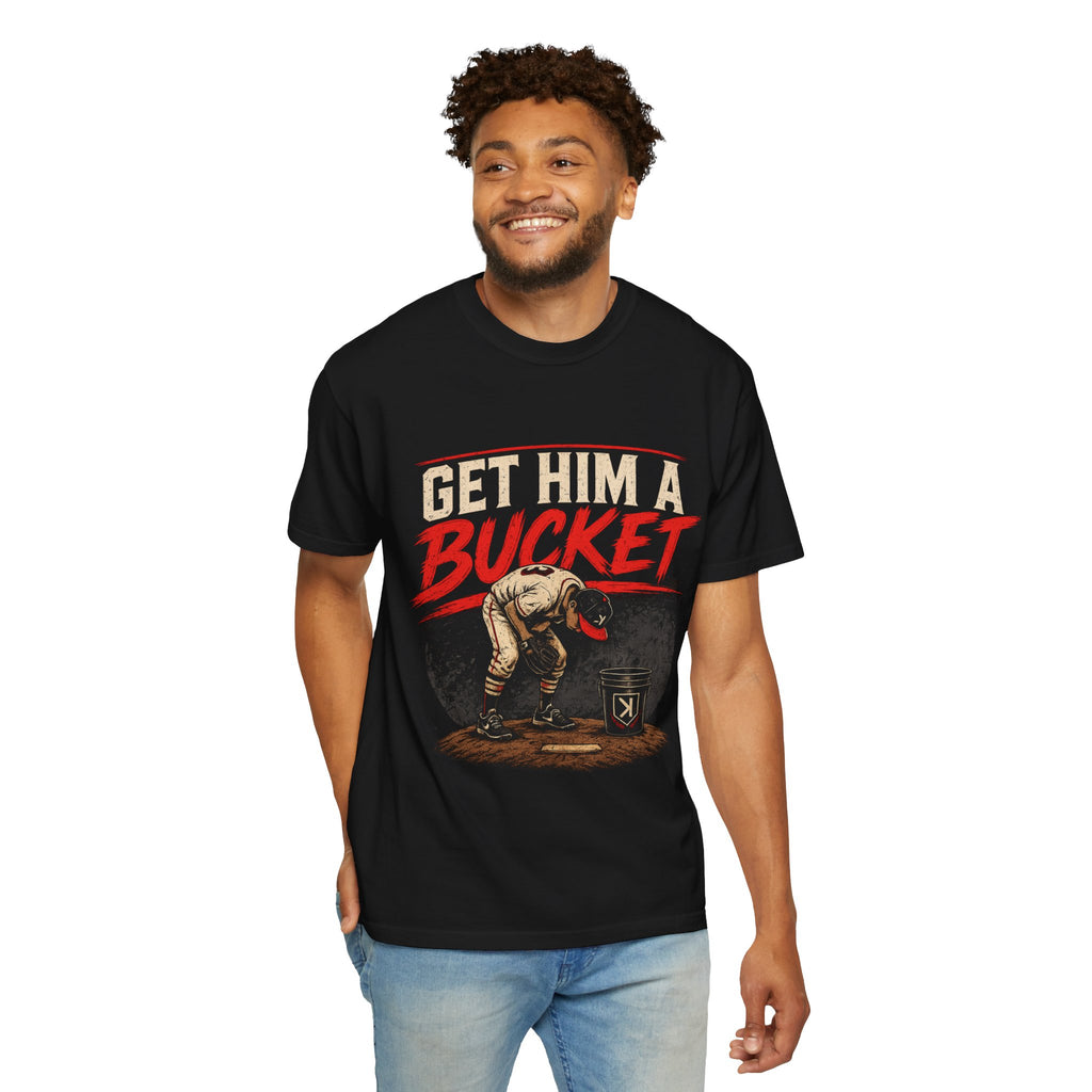 Get Him a Bucket Baseball T-Shirt