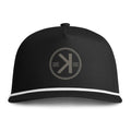 BACKWARDS K LOGO ROPE HAT