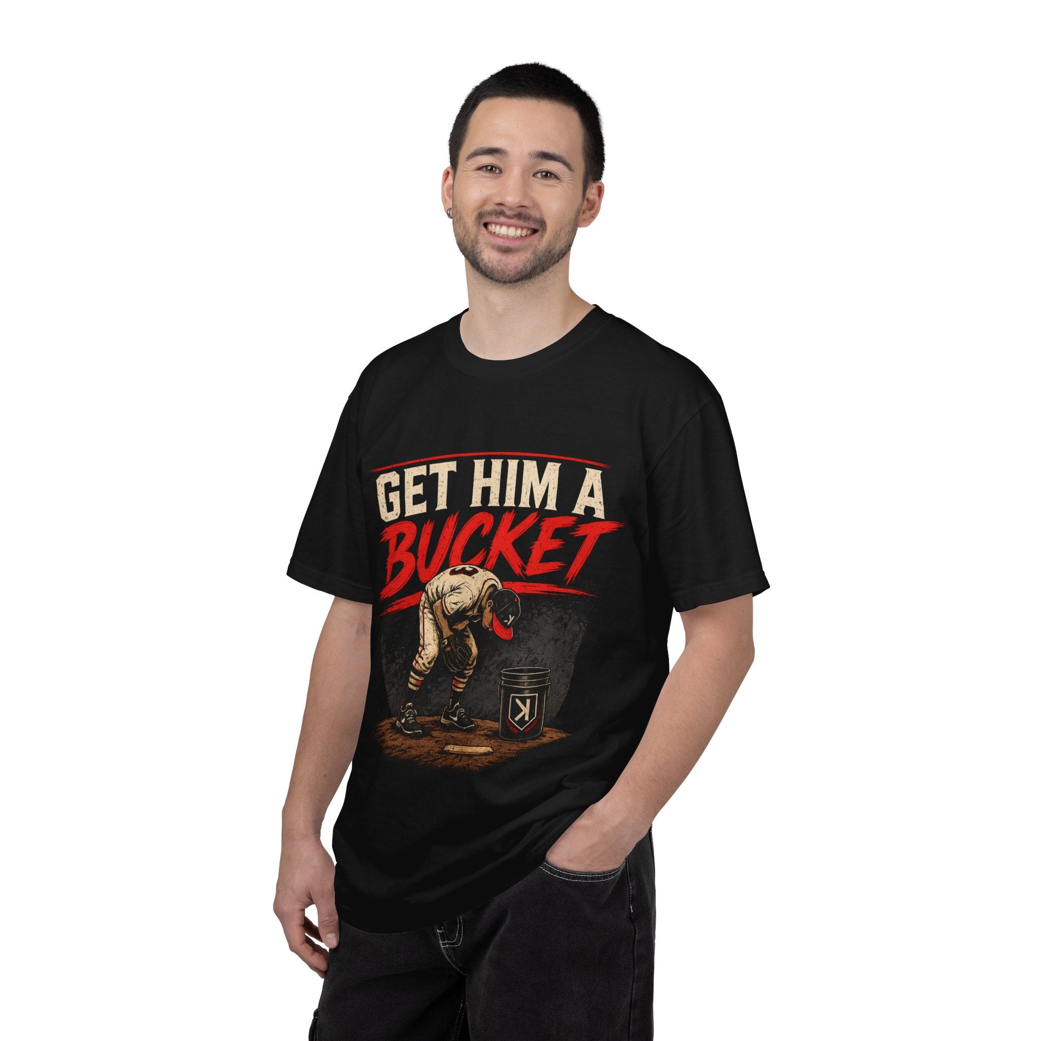 Get Him a Bucket Baseball T-Shirt